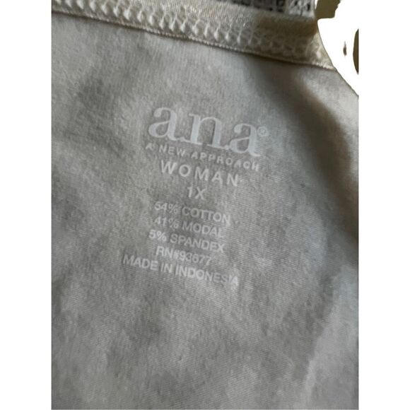 ANA Ivory tank top size 1X - Picture 4 of 4